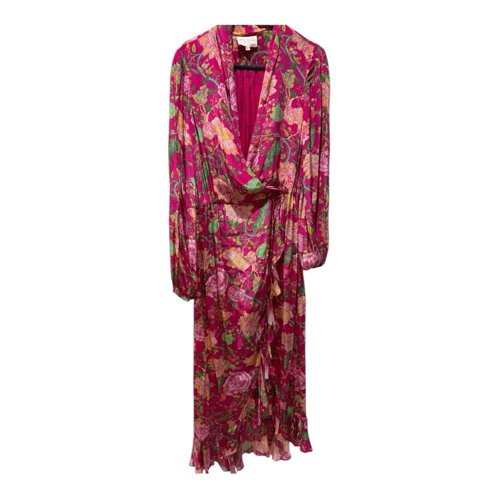 ROCOCO SAND Chloe Wrap Maxi Dress in Pink Size XS Long Gown​ - Picture 3 of 9